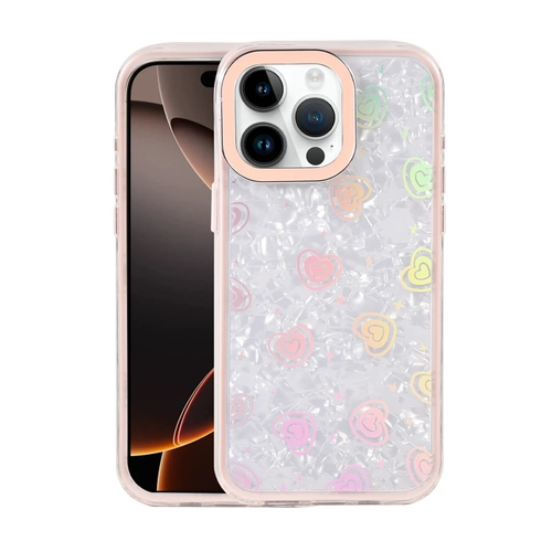 Newface Apple iPhone 16 Pro Max Lumi Desenli Kapak - Pembe