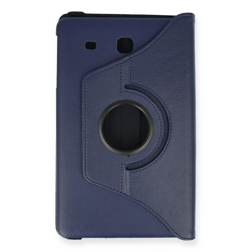 Newface Samsung Galaxy T560 Tab E 9.7 Klf 360 Tablet Deri Klf - Lacivert