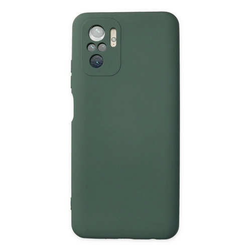 Newface Xiaomi Poco M5s Klf Nano ii Kadife Silikon - Koyu Yeil