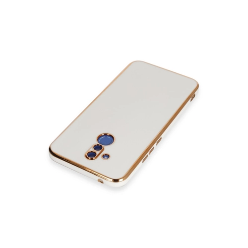 Newface Huawei Mate 20 Lite Klf Volet Silikon - Beyaz