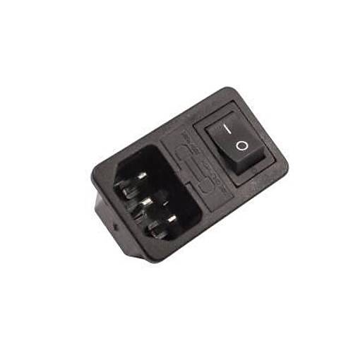 Kulaksz Erkek Power Soketi - Iksz Anahtarl IC