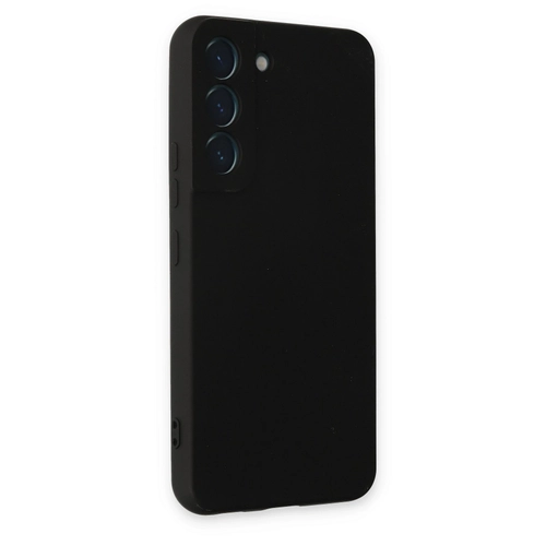 Newface Samsung Galaxy S22 Klf Nano ii Kadife Silikon - Siyah