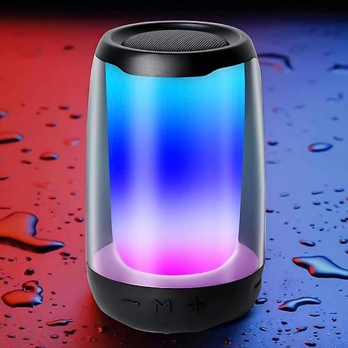Divex Pluse 4 Mini Tanabilir RGB Ledli Siyah Bluetooth Hoparlr DM-90