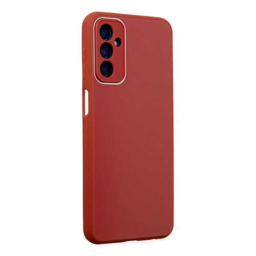 Newface Samsung Galaxy M23 Klf Glass Kapak - Bordo