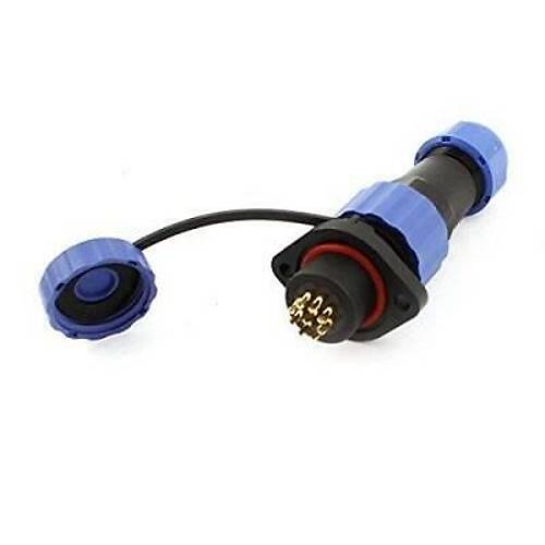 SD16 9 Pin 16mm Su Ge�irmez Konnekt�r Tak�m� - Flan�l� Panel Tipi