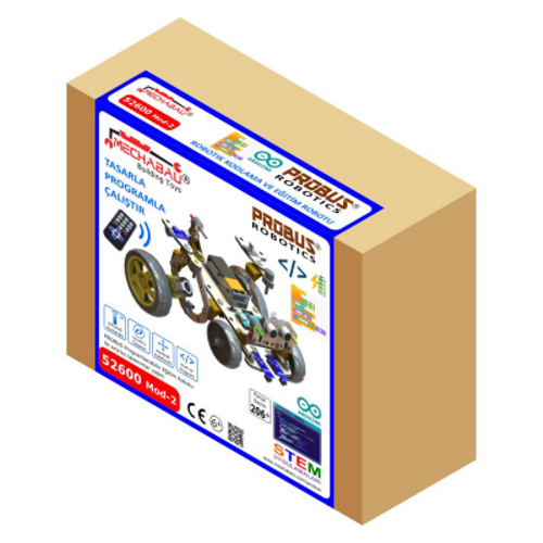 Probus Mod-2 Kodlanabilir Eitim Robotu Demonte