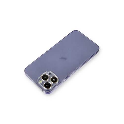 Newface iPhone 14 Pro Metal Kamera Lens Koruma Cam - Gold