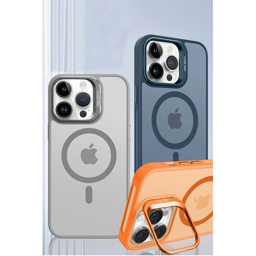Joko iPhone 14 Klf Flet Lens Magsafe Kapak - Turuncu