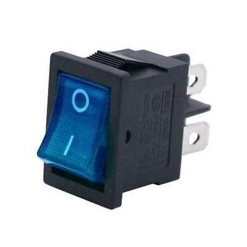 KCD1 Mavi Ikl On/Off Anahtar 4 Pin