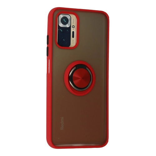 Newface Xiaomi Redmi Note 10 Klf Montreal Yzkl Silikon Kapak - Krmz