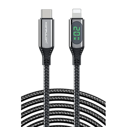 Konfulon DC41 Type-C to Lightning 1M rg 20W Hzl arj Kablo - Siyah