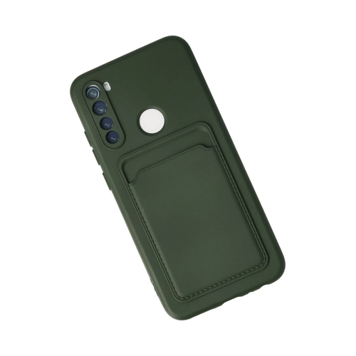 Newface Xiaomi Redmi Note 8 Klf Kelvin Kartvizitli Silikon - Koyu Yeil