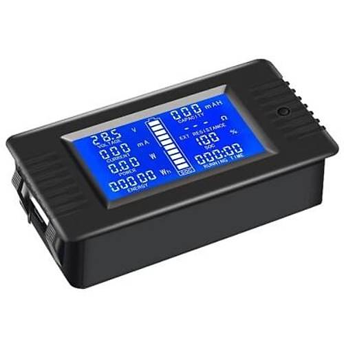 PZEM-015 8-120V 50A Voltmetre Ampermetre - Batarya Kapasite Yneticisi