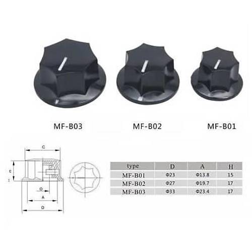 MF-B01 6mm Potansiyometre Bal - 23x15mm