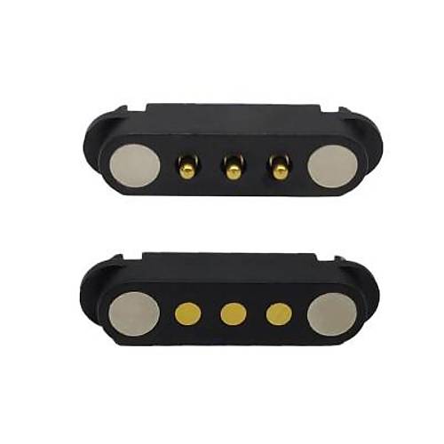 3-Pin 2.54mm Pogo Pin Manyetik Konnektr Takm