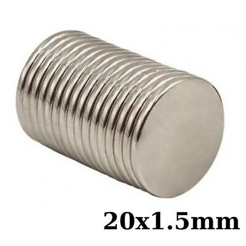20x1.5mm Neodyum Gl Mknats - Neodim Magnet
