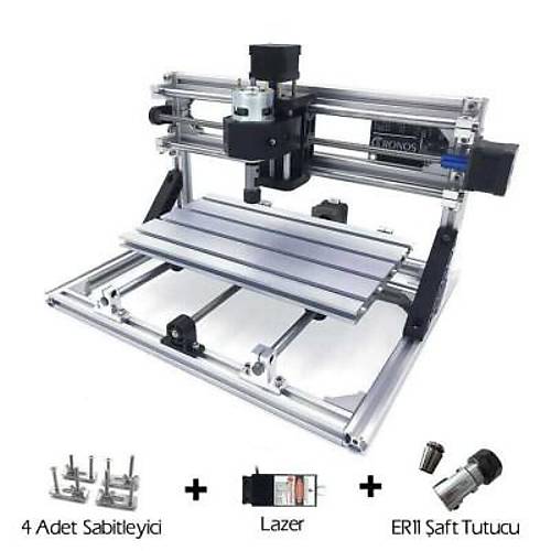 CNC2418 15000mW Lazerli CNC Makinesi - Kesim Tezgah