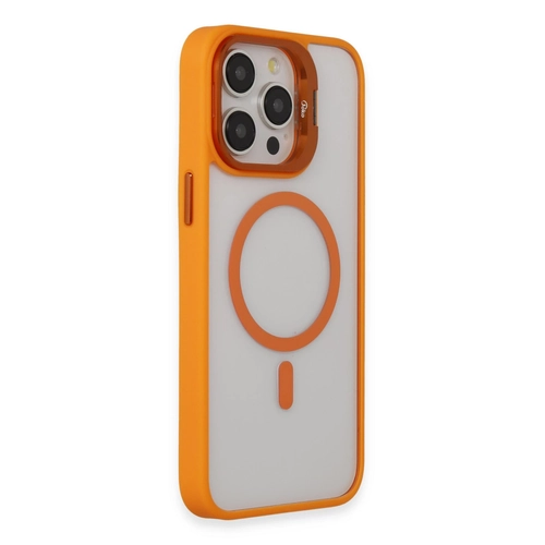 Joko iPhone 15 Pro Max Klf Roblox Lens Magsafe Standl Kapak - Turuncu