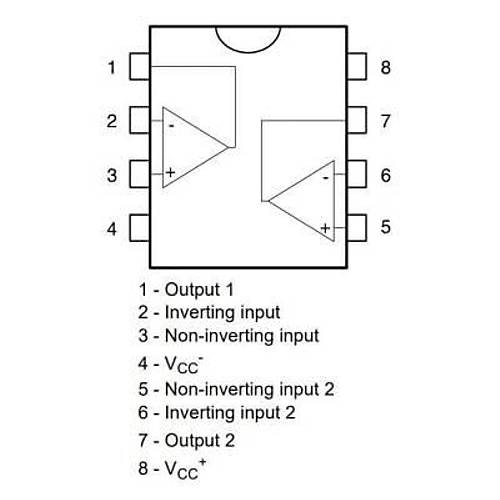 LM258AWYPT TSSOP-8 OpAmp Entegresi