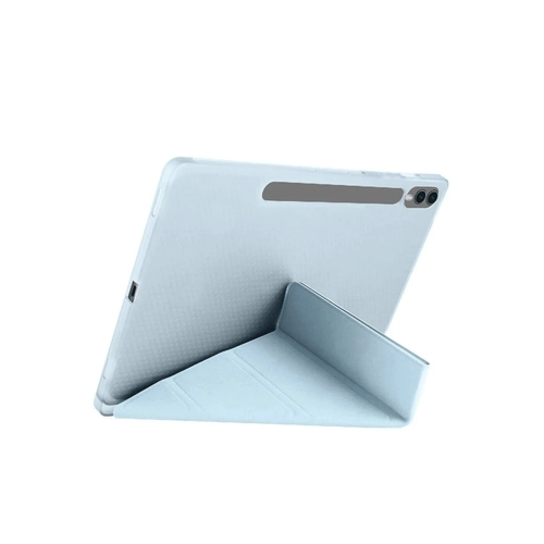 Newface Samsung Galaxy X610 Tab S9 FE Plus 12.4 Klf Kalemlikli Mars Tablet Klf - Mavi