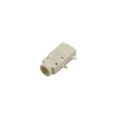 3.5mm Stereo 4-Pin SMD Jack Dii - Beyaz