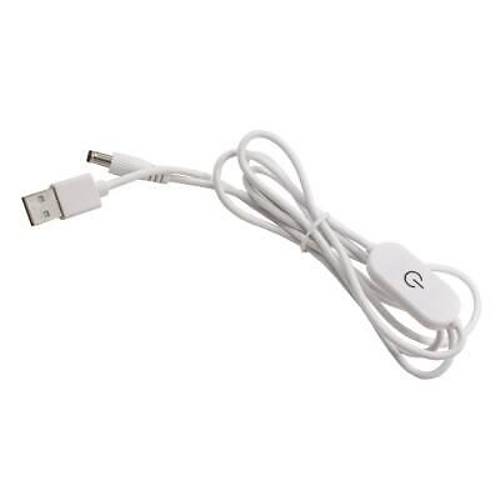 USB - 5.5x2.5mm Dokunmatik On-Off 150cm Anahtarl Dntrc Kablo