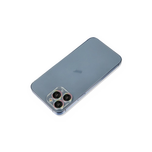 Newface iPhone 11 Pro Max Shine Kamera Lens Koruma Cam - Rainbow