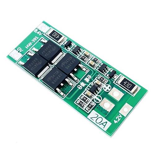 2S 20A BMS 8.4V 18650 Lityum Pil arj Koruma Devresi Balansl