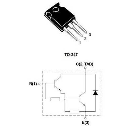 BUX127 - TO247 NPN Transistor