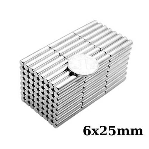 6x25mm Neodyum Gl Mknats - Neodim Magnet