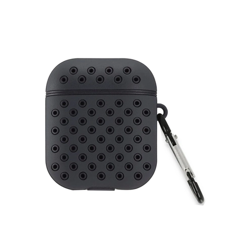 Newface Airpods 2 (2.nesil) Spor Delikli Klf - Siyah-Siyah