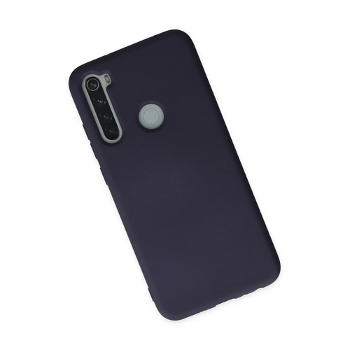 Newface Xiaomi Redmi Note 8 Klf Nano ii Kadife Silikon - Lacivert