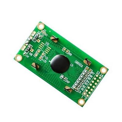 2X8 Lcd Ekran Yeil Display