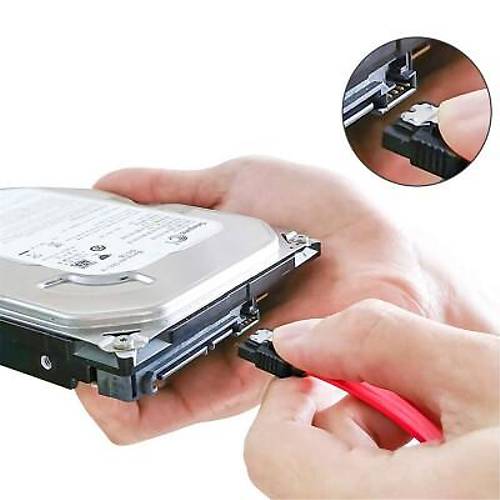 SATA 3 III 6Gbps HDD SSD Hard Disk Hard Drive Kablosu - K�rm�z�