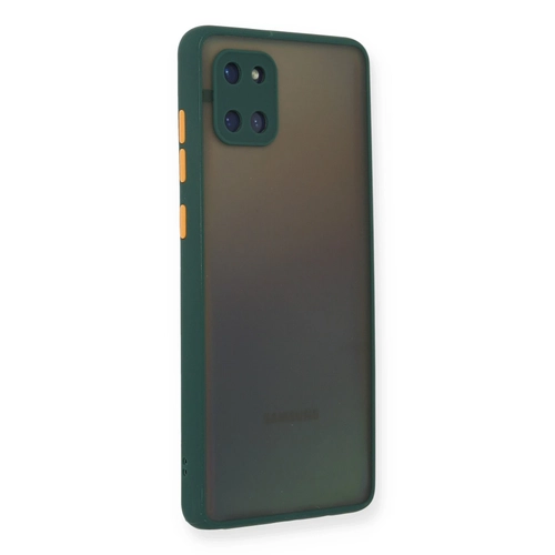 Newface Samsung Galaxy A81 / Note 10 Lite Klf Montreal Silikon Kapak - Yeil