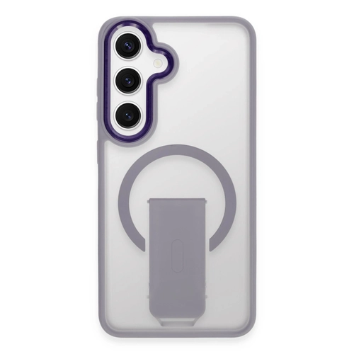 Newface Samsung Galaxy S24 Plus Tork Magsafe Standl Kapak - Lila