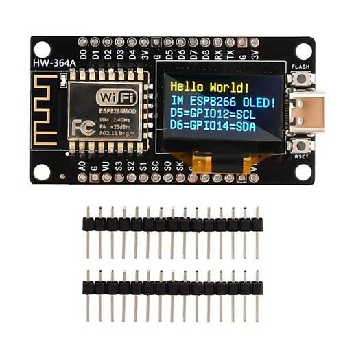 NodeMCU ESP8266 0.96 Inch OLED Wifi Gelitirme Modl Type-C