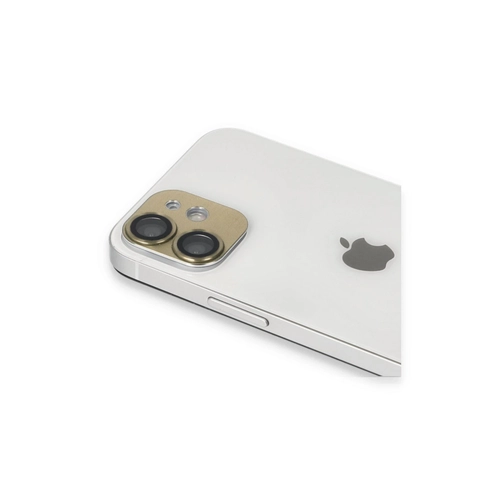 Newface iPhone 11 Pers Alminyum Kamera Lens - Gold
