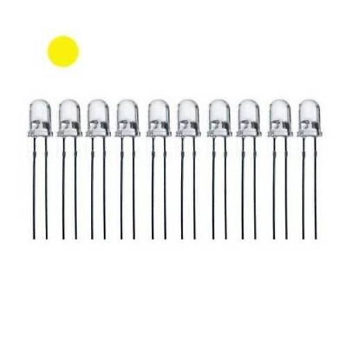 5mm effaf Sar Led Paketi - 10 Adet
