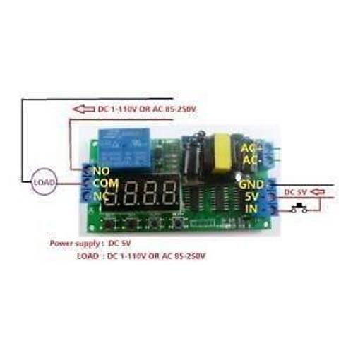 AC 220V Zaman Ayarl Rle Modl PLC Uyumlu IO23B0