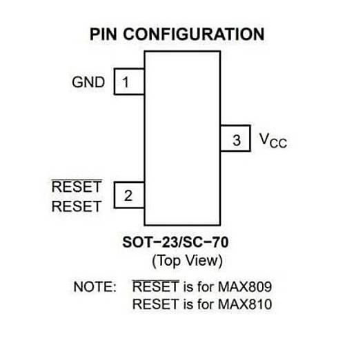 MAX809SN293D3T1G SOT-23-3 2.93V G Kayna Destek Entegresi