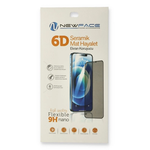 Newface Xiaomi Redmi 10 2022 6D Mat Seramik Hayalet Nano Ekran Koruyucu
