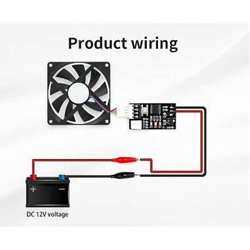 VHM-802 Scaklk Kontroll Fan Devresi 12V