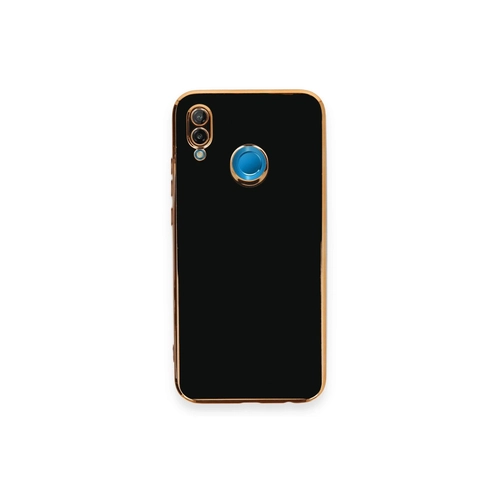 Newface Huawei P20 Lite Klf Volet Silikon - Siyah