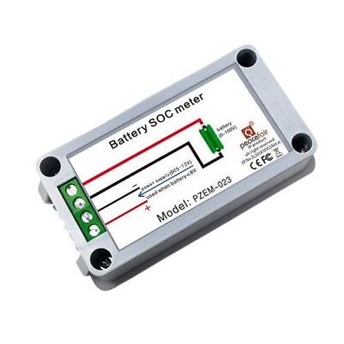 PZEM-023 8-100V DC Dijital Pil Voltaj Kapasite Gstergesi
