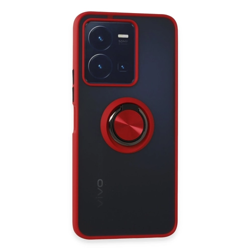Newface Vivo Y35 Klf Montreal Yzkl Silikon Kapak - Krmz