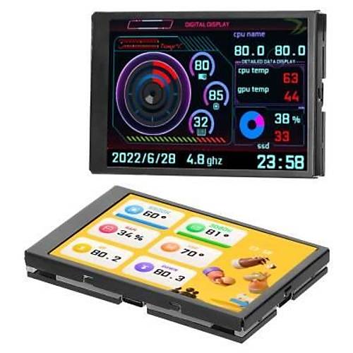 3.5 in USB LCD Ekran - CPU GPU RAM HDD Monitr