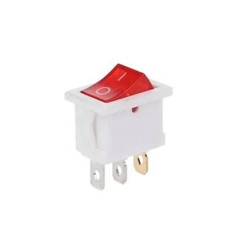 KCD1 Beyaz Krmz Ikl On/Off Anahtar 3 Pin