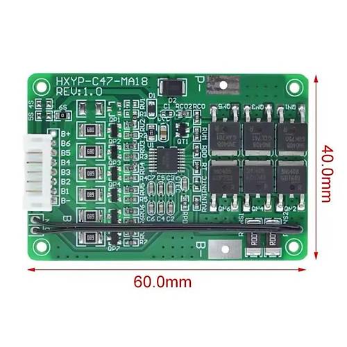 6S 20A BMS 25.2V 18650 Lityum Pil arj Koruma Devresi Termistrl