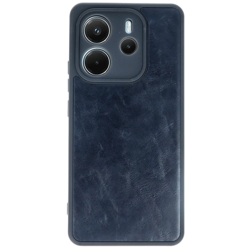 Newface Xiaomi Redmi Note 14 4G Klf Aras Deri Kapak - Lacivert